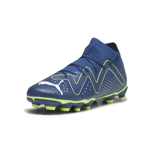PUMA Kids Boys Future Match Soccer Cleats Cleated, Firm Ground - Blue - Size 2 M2