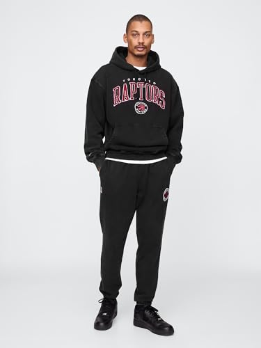 Image of GAP Men's X Nba Graphic Logo Hoodie Sweatshirt