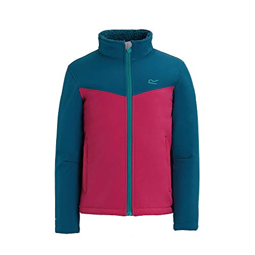 Preisvergleich Produktbild Regatta Kinder Jacke Rivendale (158) (Petrol / Pink)