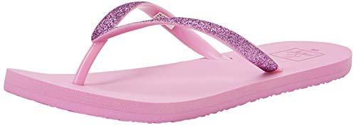 REEF Girl's LITTLE STARGAZER Sandal, lavendar, 3-4 Medium US Toddler