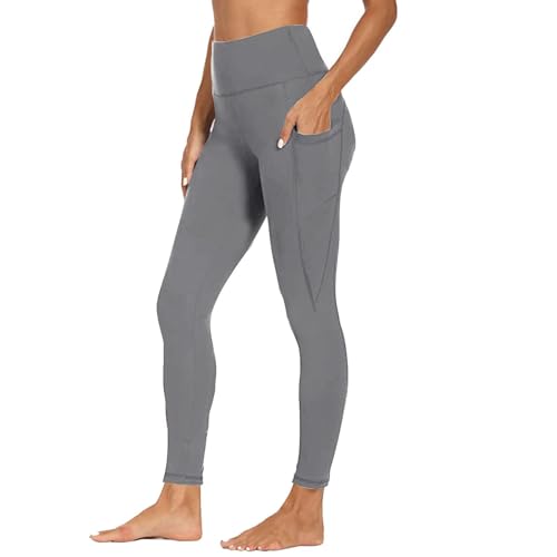 Leggins Deportivos Mujer Talla Grande Cintura Alta Leggings Bolsillos Elasticos Ropa Deportivas Pilates Control De Barriga Mallas De Deporte Jogging Sin Costuras Pantalones De Yoga Para Gimnasio