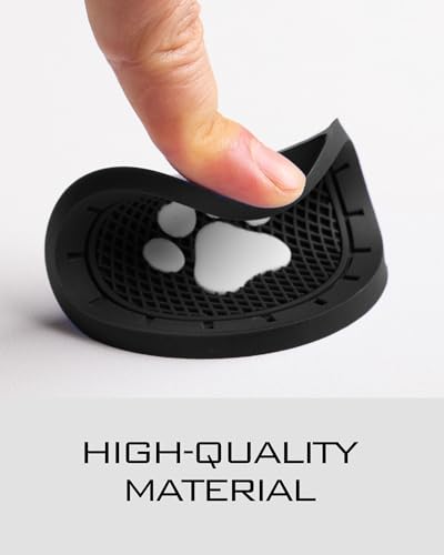 Portavasos para auto silicona huella 4 unidades negro miniatura 2