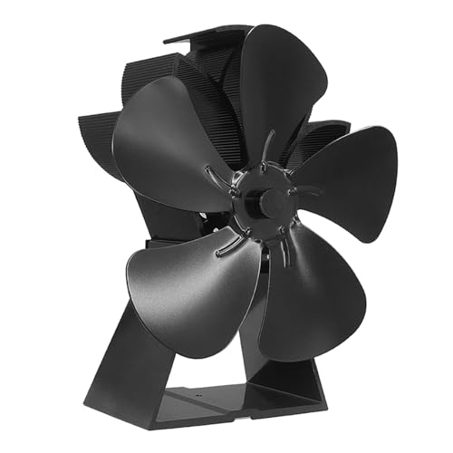 Ventilateur de poêle à bois éco-énergétique 5 pales distribution de chaleur