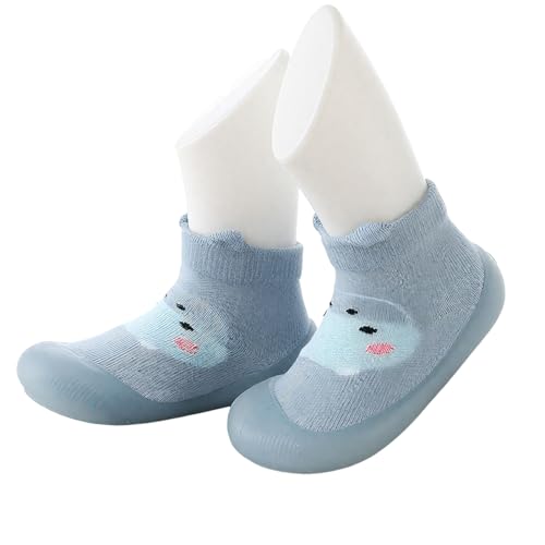 GXGM 1 Par de Calcetines para niños, Calcetines Antideslizantes, Zapatillas para niños, Zapatos para niños con Dibujo Animado de Hipopótamo,Unisex