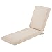 Classic Accessories Montlake Patio FadeSafe Chaise Lounge Cushion, Beige, 80"Lx26"Wx3"T