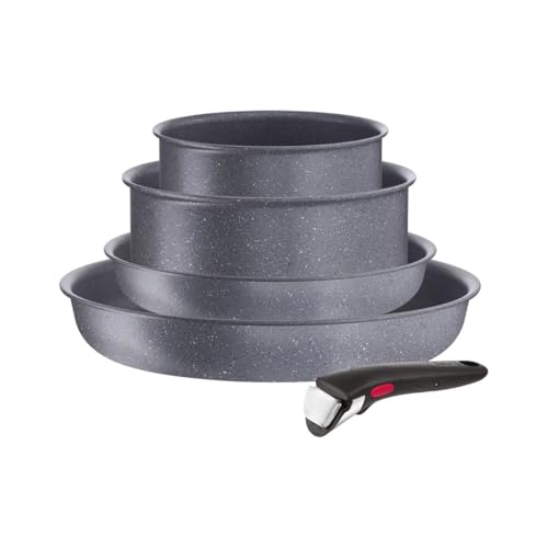 TEFAL Ingenio Natural Force L3969053 - Juego de sartenes (5 piezas)