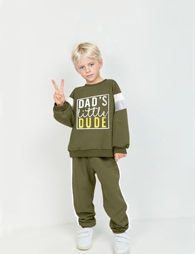 Image of TUEMOS Toddler Boy Clothes Sweatsuits Fall Winters Boy Outfits