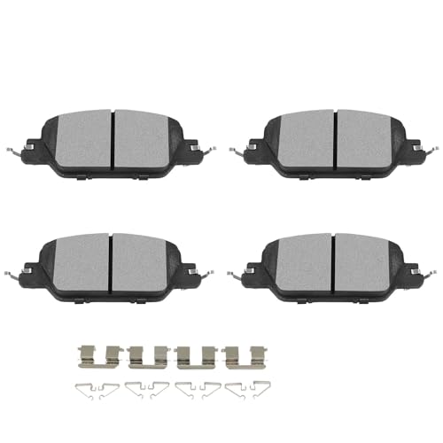 Image of SCITOO D2037 Ceramic Brake Pads Sets Rear w /Hardware Replacement For Honda For CR-V 2017 2018 2019 2020 2021 2022 2023