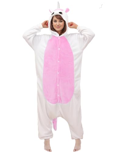 LATH.PIN Pyjamas Jumpsuit Erwachsene Unisex Tier Onesie Cosplay Halloween Karneval Kostüme Schlafanzug Damen Tierkostüme Winter