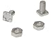 ALM Manufacturing GH004 Square Glaze Bolts & Nuts x 20