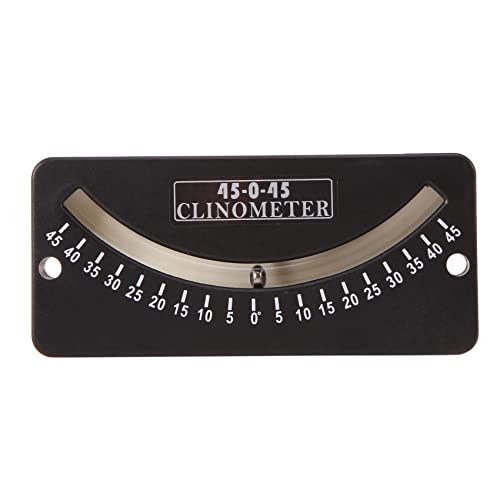 Inclinómetro Mini Transportador Protractor 45-0-45 miniatura 1