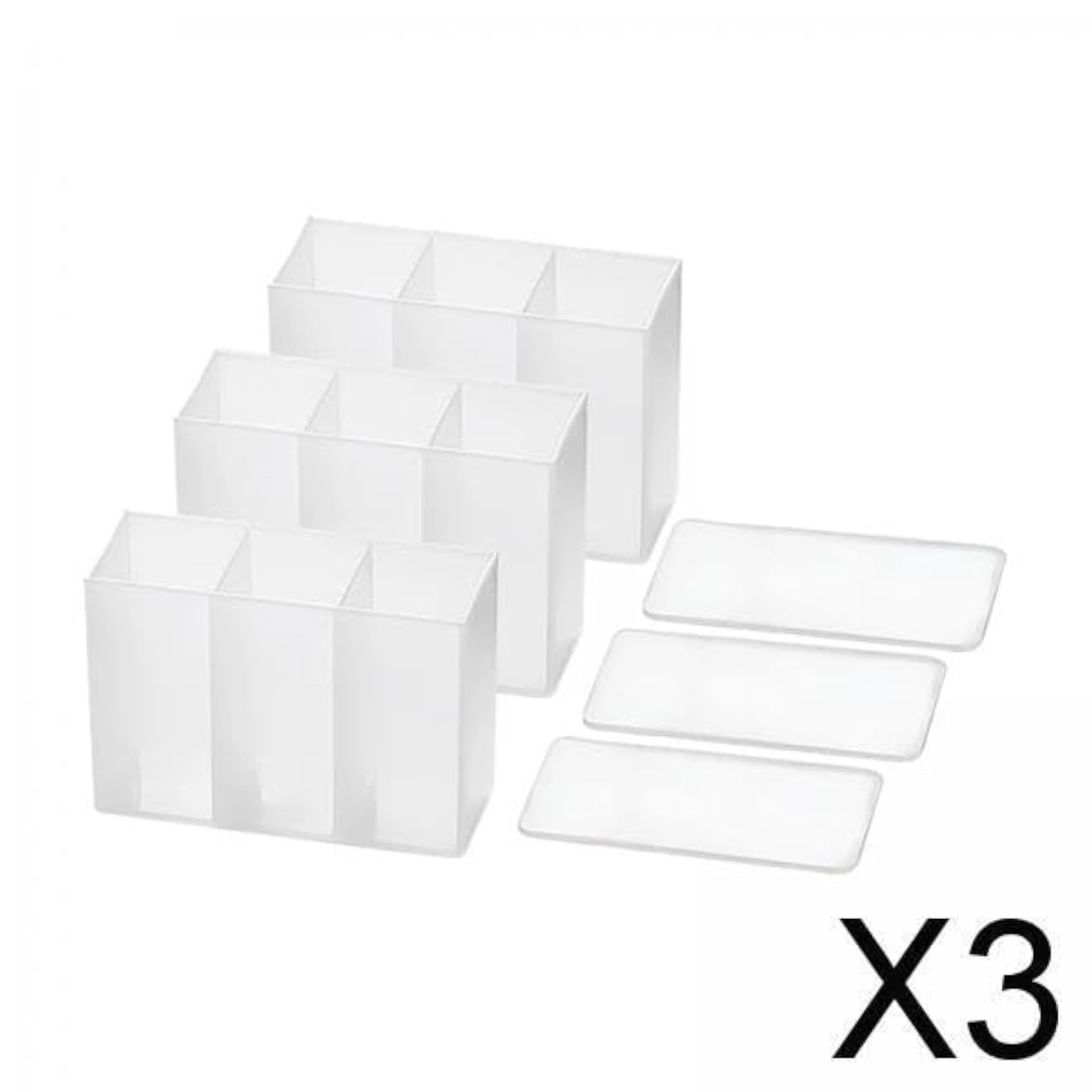 3x3 Pieces Storage Case Multifunction Organizer