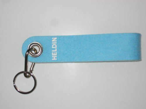 Preisvergleich Produktbild Metz Schlüsselanhänger Filz Heldin zweifarbig türkis / weiss