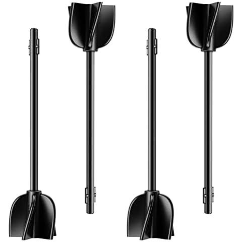 ISTOYO Resin Mixer Paddles for Premium Epoxy Mixer, Attachment for Epoxy Resin Mixer Pro, Reusable Resin Stirrer, Paint Stirrer Drill Attachment for Resin, Silicone Mixing (Included 4 Pcs) Cover