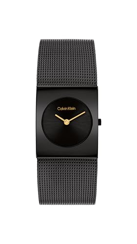 Calvin Klein Women's CK Pulse - 26mm 2H Quartz Watch - Stainless Steel Mesh Bracelet - Water Resistance 30 Meters - Minimalistic Style – Premium Fashion - Gift for Her