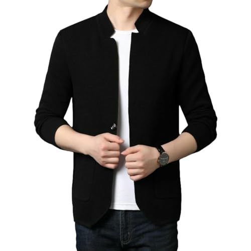Cardigan homme col costume style coréen parfait pour le bureau