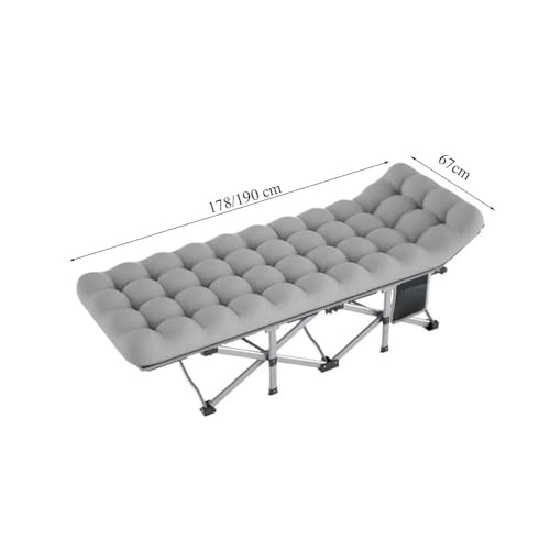 Lit pliant extérieur grand lit d'appoint portable pour camping et sieste - 3