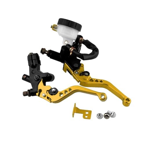 Leviers embrayage et frein moto 22mm à réservoir hydraulique intégré