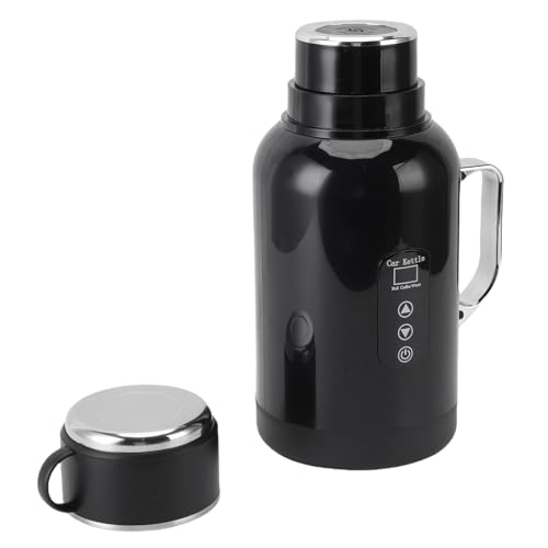 Tetera eléctrica portátil Dpofirs 1300ml acero inoxidable miniatura 3