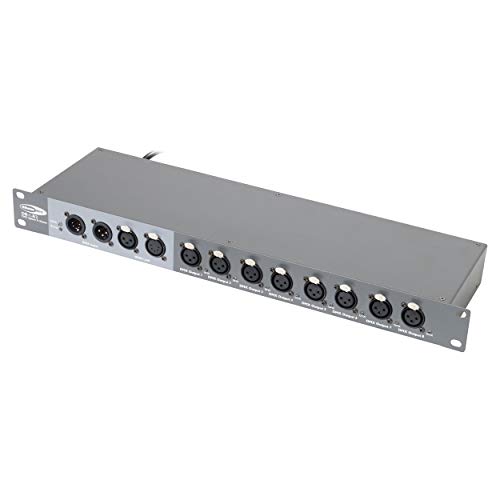 1 pezzo Showtec DB-1-8 8-Kanal DMX Booster 3+5pol - Controller per l\'illuminazione