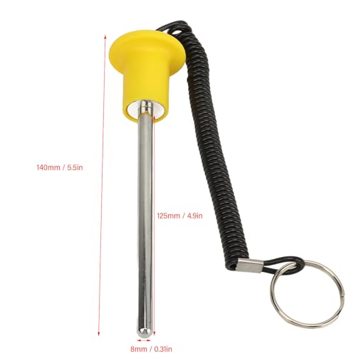Pino de bloqueio magnético de 8 mm de diâmetro com cordão, acessórios de ginástica para exercícios d