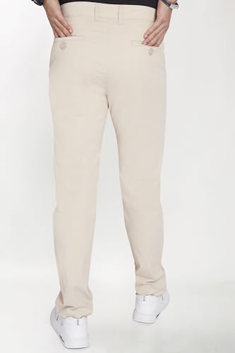 Image of DIVISIVE Men's Regular Fit Cotton Chinos Trousers Pants