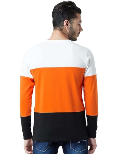 Image of Walter Jackson Cotton Full Sleeves Round Neck Stylish Multicolor T Shirt for Man - Regular fit Trending Designer Tshirt