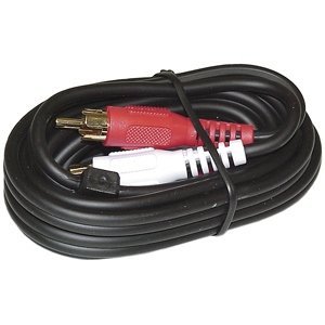 Philmore / LKG Industries, Inc. RCA Shielded Stereo Male to Male Jumper Cable w/ Gold Connectors - 6'