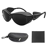 IXYHKB Rotlichtbrille, UV 400 Schutzbrille Infrarotlicht, Rotlicht Brille Schutz, Solarium Schutzbrille, für Schönheitsklinik, Schönheitsinstrument Augenschutzbrille Bräunungsbrille Augenklappe