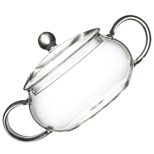 Gatuida Cacerola de Vidrio Tapa Olla de Cocina para Noodles y Comida para Bebés Utensilio de Cocina Transparente y para Inducción y Cocción