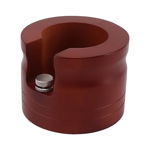 Coffee Portafilter Holder, Espresso Tamping Stand Solid Holder, 51 58mm Espresso Accessories with Wooden Material for Home Kitchen Bars Coffee Shops Tea Shops (51mm/54mm)
