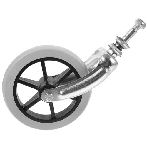 FOMIYES Front Wheelchair Bearings with Wheels and Brackets Replacement Parts for Drive Wheelchairs and Walkers Enhanced Stability and Maneuverability