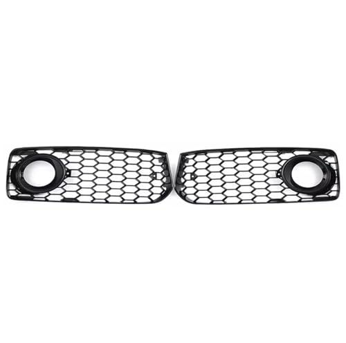 Rejilla de panal para Audi S5 B8 2008-2012: cubierta de parachoques delantero para luz antiniebla