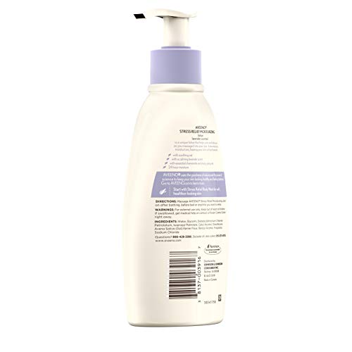 Image of Aveeno Stress Relief Moisturizing Lotion, 12 Fl. Oz (Pack of 4)