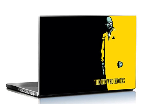 Image of PIXELARTZ Laptop Skins Breaking Bad The One Who Knocks 15.6 Inches Laptop Skins /Stickers for Dell-Lenovo-Acer-HP (5080)