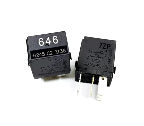 Relé de 5 pines 4RD96545308 en pack de 10 unidades para circuitos de coche