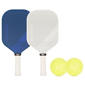 Reebok Fiberglas Power Pickleball-Set für 2 Spieler