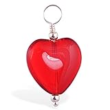 Changeable Red Heart Swinger Charm Handmade By TummyToys® Slip onto your navel, ring sexy in a snap