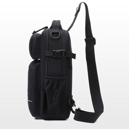 Bolso bandolera de pesca ligero con compartimento para accesorios 6
