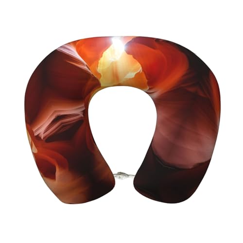 Almohada cuello en U espuma viscoelástica 30 cm x 25 cm miniatura 1