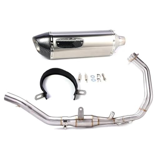 Silencieux À Enfiler en véritable fibre de carbone pour moto CB500F et CBR500