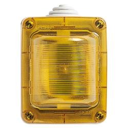 Feu clignotant jaune 230V pour motorisation de portail extérieur