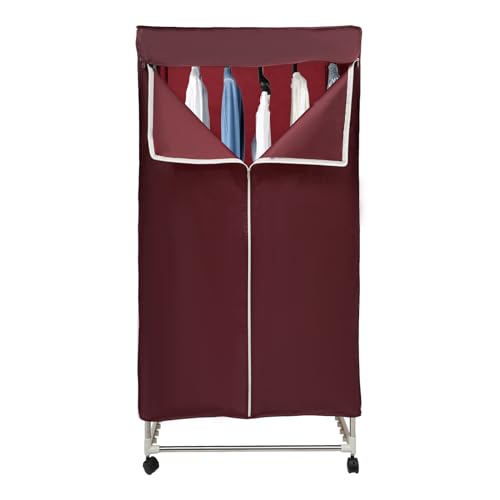Wäschetrockner 1200-1500W Elektrischer Mini Trockner 3 Gangregelung Portable Clothes Dryer Mmultifunktionaler Hemden Bügelautomat, mit Fernbedienung für Wohnungen, Camping, Reisen, Wohnmobil
