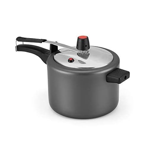 Panela de Pressão 3L de Alumínio Antiaderente Cinza Turbo Quality