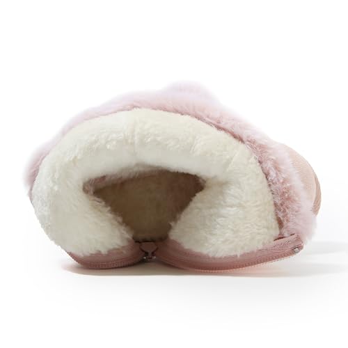 Image of Femizee Girls Boys Warm Winter Boots Kids Outdoor Snow Boots(Toddler /Little Kid)
