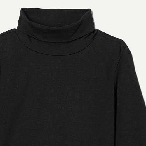 Image of Amazon Essentials Girls' Slim Fit Turtleneck T-Shirt, Pack of 2