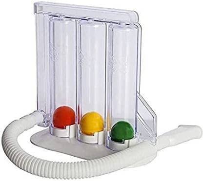 Ziffer Spirometer/Respirometer/ 3-Ball Exerciser/Lung Exerciser 3-Ball Respiratory Exerciser PVC Respiratory Exerciser Respirometer Respiratory Exerciser (Pack of 1)