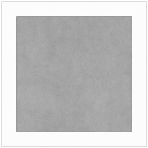 Amanti Art White Framed Magnetic Board, 19x19, Casual Office Decor