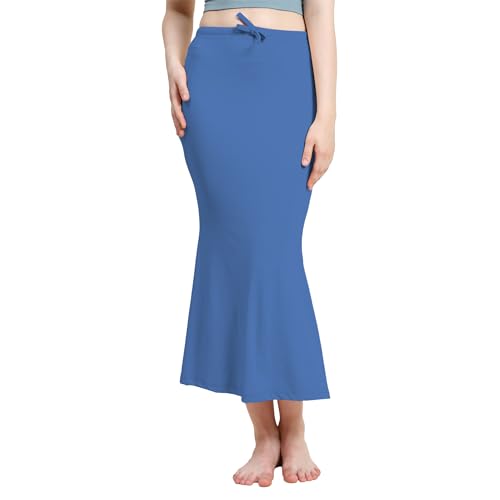 Image of Amazon Brand - Anarva Women Cotton Blended Saree Shapewear Regular Petticoat Skirt For Saree