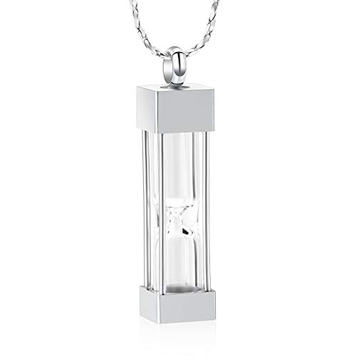 Bijou funéraire en verre pour cendres : surmontez le manque avec ce collier fiole en acier